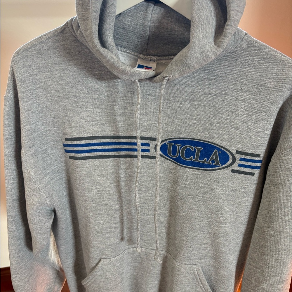Russell Athletic Gray and Blue UCLA Hoodie
